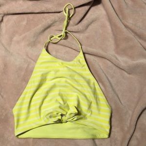 yellow aerie swim top